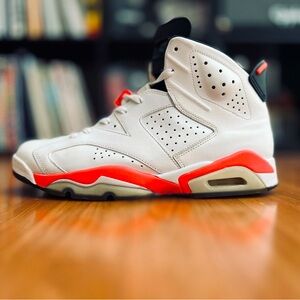 NIKE | AIR JORDAN RETRO 6 | WHT INFRARED | SZ12